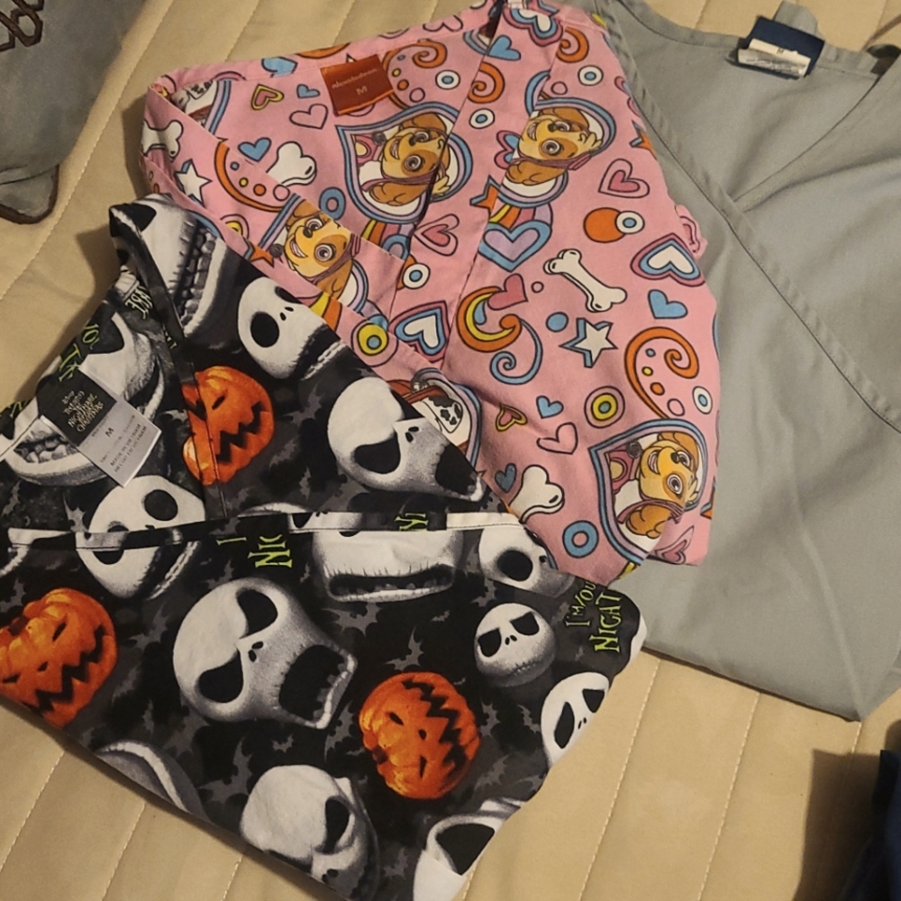 Scrub tops